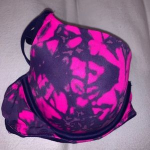 Multicolor pink bra